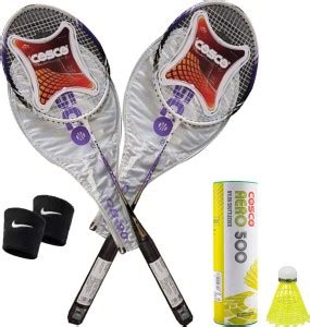 COSCO CB 90 Badminton Racquet With Aero 500 Shuttlecock With Wrist Band