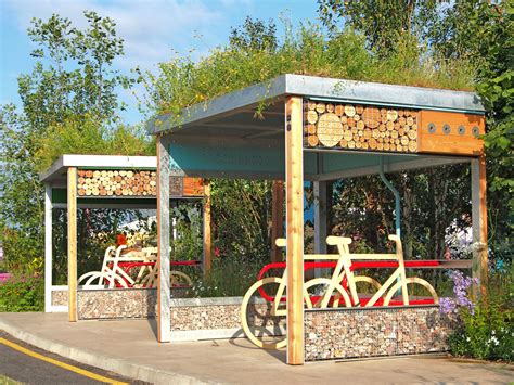 Cycle Bin Shelters Grass Roof Company