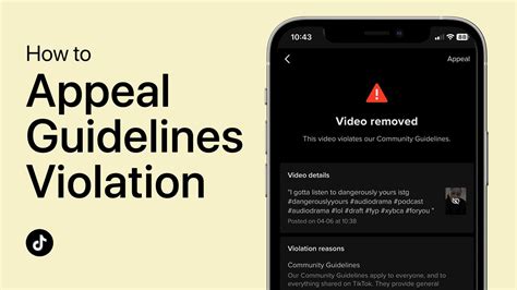 How To Appeal TikTok Community Guidelines Violation Tech How
