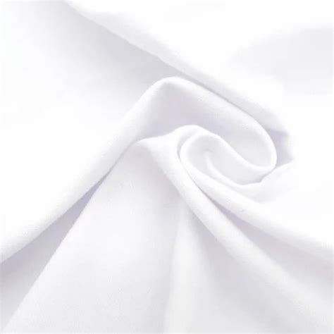 White Cotton Fabric Plain At Rs Meter In New Delhi Id