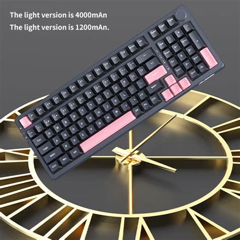 Ajazz Ak Keys Wireless Bluetooth Three Mode Hot Swap Rgb Gaming Keyboard Tea