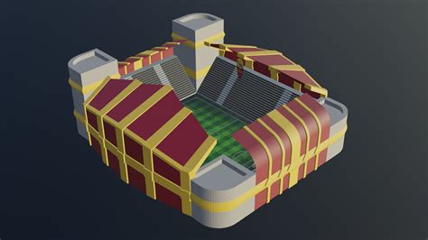 3D Football Stadium - Roma - TurboSquid 1882291