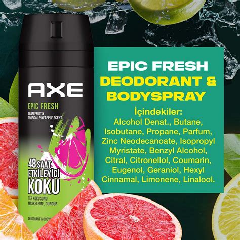 Axe Erkek Deodorant Bodyspray Epic Fresh Saat Fiyat