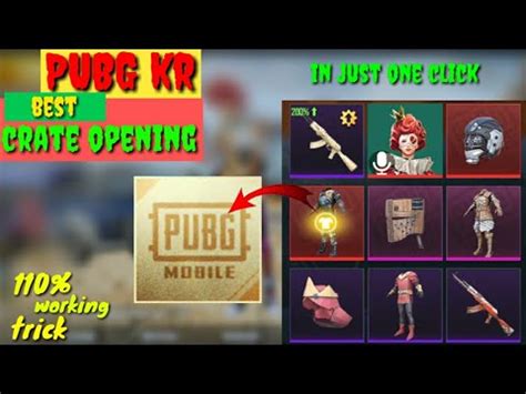 Pubg Kr Best Crate Opening Trick With Auto Clicker 60 Crates