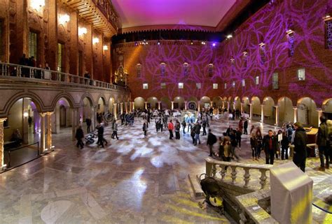 Blue Hall Of The Stockholm City Hall Editorial Stock Image Image Of