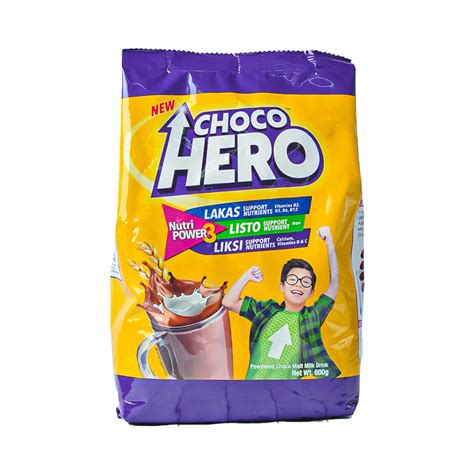 Choco Hero Powdered Choco Malt Milk Drink 600g