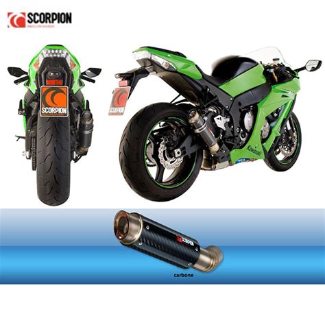 Kawasaki Zx R Jg Scorpion Schalld Mpfer Rp Gp Carbon