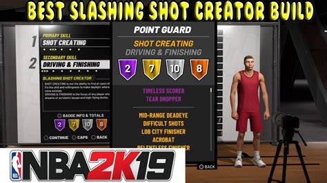 NBA 2K19 Best Slashing Shot Creator Build YouTube