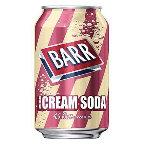 Buy Barr Cream Soda Cans 330ml PK24 (DRS) Wholesale From Kadona ...