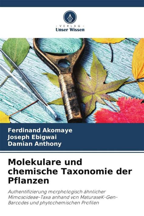 Molekulare Und Chemische Taxonomie Der Pflanzen Online Kaufen