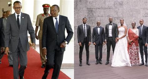 President Paul Kagame emerges the shortest member of his family while ...