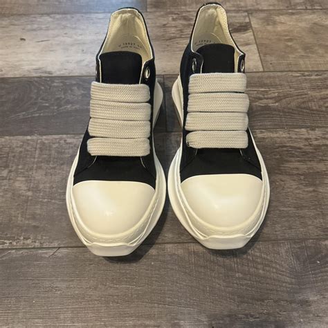 Rick Owens Low Tops Jumbo Laces Comes With Extra Depop