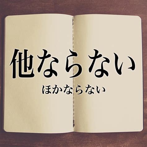 「他ならない」とは？意味や使い方！例文や解釈 Meaning Book