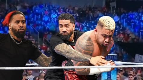 Reigns And Sikoa Delivers A Samoan Spike To Jimmy Uso SmackDown YouTube