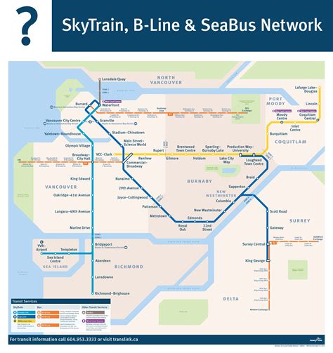 Coquitlam Skytrain Map