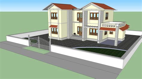 House Kerala 3d Warehouse