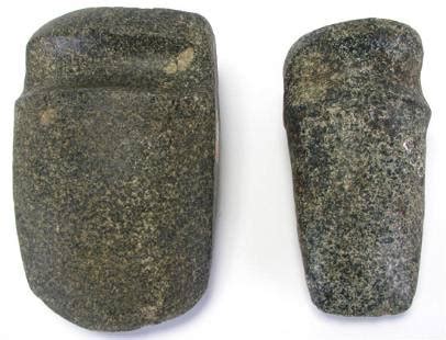 Two Native American Stone Axes