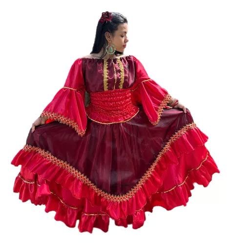 Roupa Pombagira Cigana Luxo Umbanda Candombl Metros Parcelamento