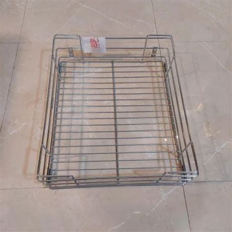 Ss202 Rectangular Stainless Steel Modular Kitchen Basket At Rs 450 In