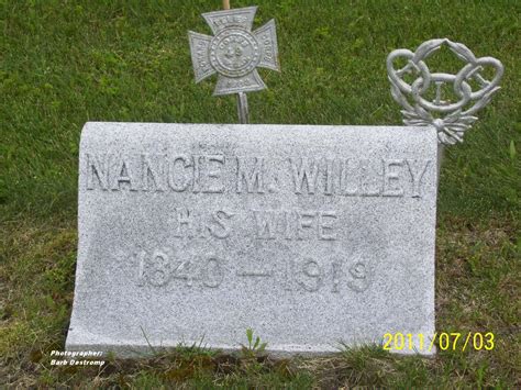 Nancie M O Hara Willey 1840 1919 Find A Grave Memorial