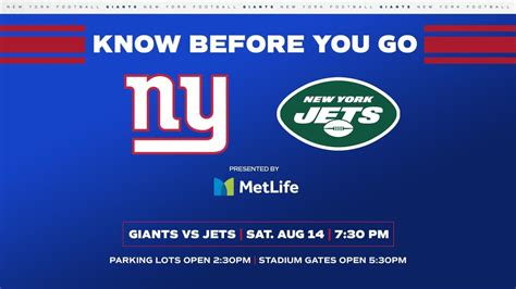 Giants vs. Jets Gameday Guide