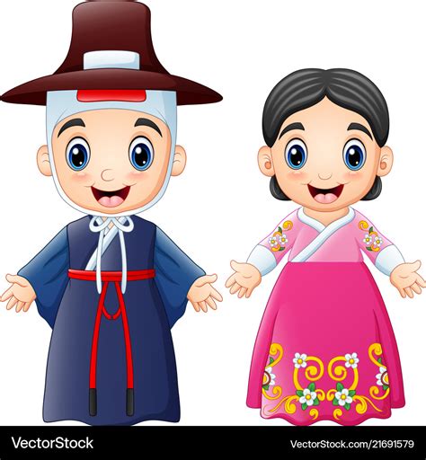 South Korea Traditional Costume Stock Vector Colourbox Ubicaciondepersonas Cdmx Gob Mx