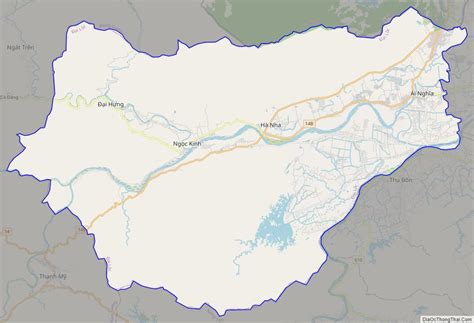 Map of Dai Loc district - Quang Nam - Thong Thai Real