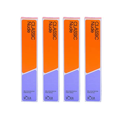 Gel Classic Nude Volia 14g kit 4 unidades Luk Cosméticos Produtos