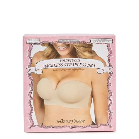 Fashion Forms Voluptuous Backless Adhesive Bra B H In Nude Modesens