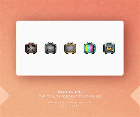 Twitch Loyalty Badges on Behance