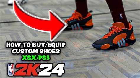 NBA 2K24 How To Buy And Equip Custom Shoes In MyCareer XSX PS5