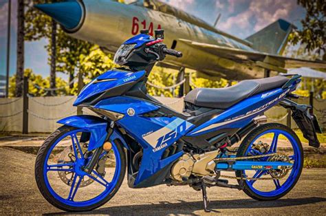 Yamaha MX King 150 Unik Tampilan Serba Biru Dan Pakai Part Premium