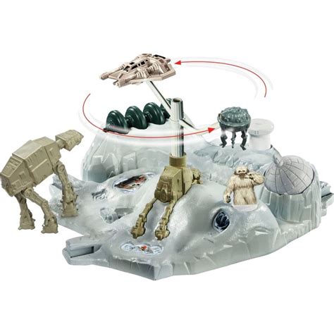 Hot Wheels Star Wars Hrac Set S Hv Zdnou Lod Hoth Echo Base Battle Max Kovy Hra Ky