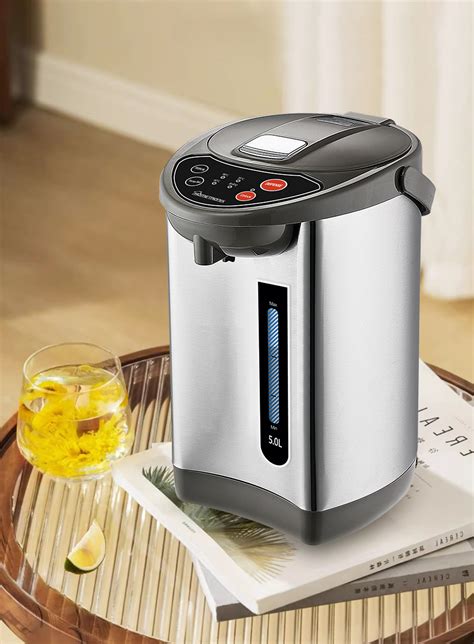 HomeTronix L Instant Hot Water Dispenser Thermal Stainless Steel Water Boiler Catering Urn