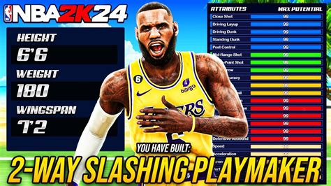 NEW 2 WAY SLASHING PLAYMAKER BUILD Is GAMEBREAKING In NBA 2K24 BEST