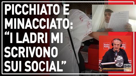 PICCHIATO DAI LADRI IN METRO IL RACCONTO DA BRIVIDI IN DIRETTA ORA MI