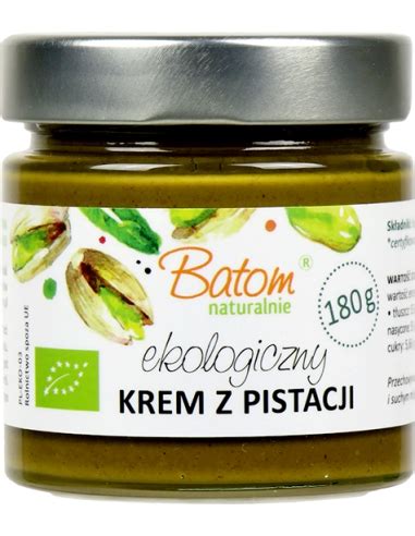 Ekologiczne Mas O Pistacjowe Krem Z Pistacji Orzech W G Batom Bio