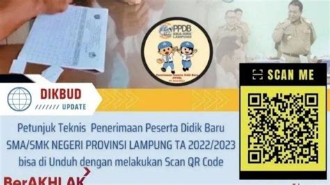 Disdikbud Lampung Buka PPDB Jenjang SMA Dan SMK 27 30 Juni