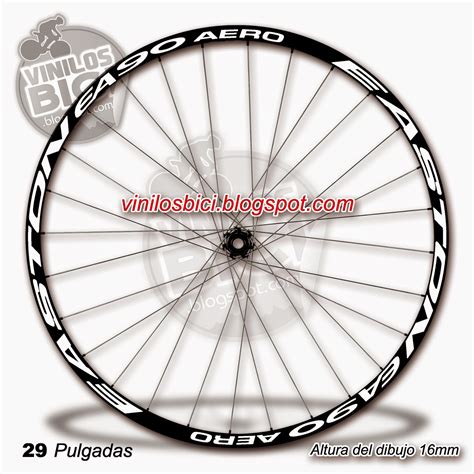 Vinilos Bici Juego De Pegatinas Para Llantas MTB De 29 Pulgadas Easton