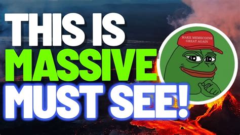 Wow Pepe Holders Need To Watch This Now This Is Massive Pepe