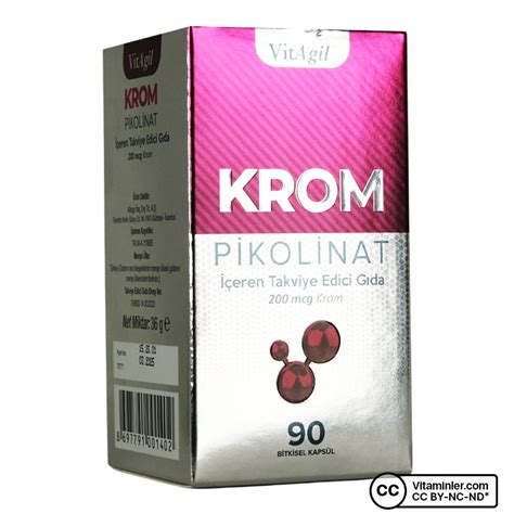 Allergo Vitagil Krom Pikolinat Kaps L Vitaminler