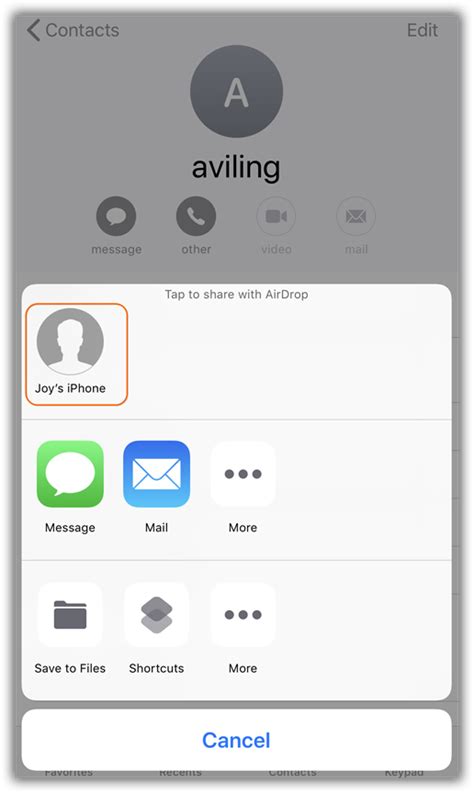 Detailed Guide How To Airdrop Contacts From Iphone To Iphone