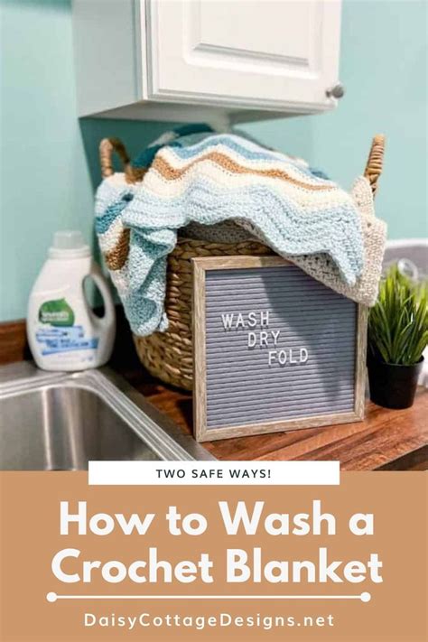 How To Wash A Crochet Blanket Two Methods