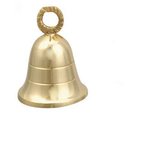 Brass Antique Bell Plain Kodia Inch For Religious At Rs