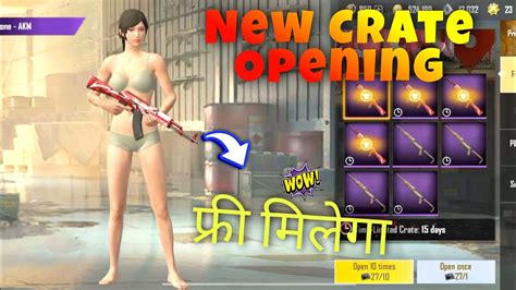 Pubg Lite New Crate Opening Pubg Lite Crate Opening Akm