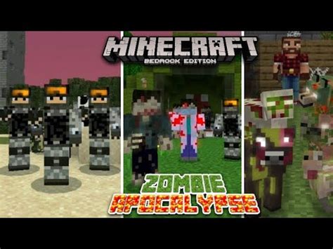 NUEVO MOD DE APOCALIPSIS ZOMBIE PARA MINECRAFT PE 1 17 MOD PARA