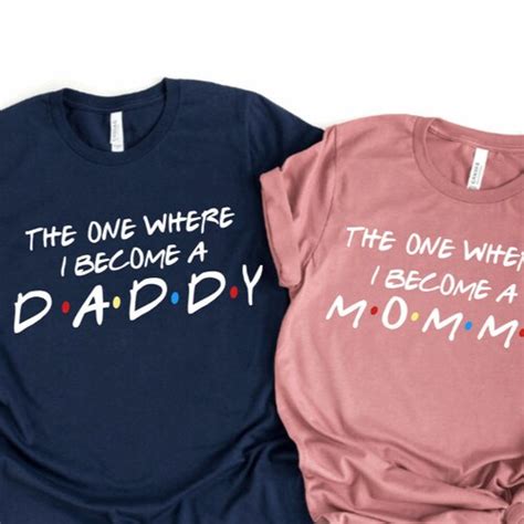 The One Where I M Pregnant Shirt Become A Mommy Shirt Etsy