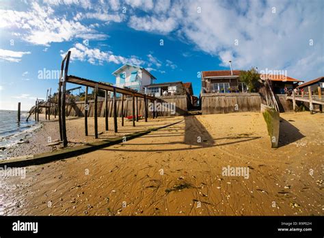 Beach Oyster Farming Area Arcachon Bay Bassin D Arcachon L Ge Cap