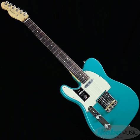 Fender Usa American Professional Ii Telecaster Left Hand Miami Blue