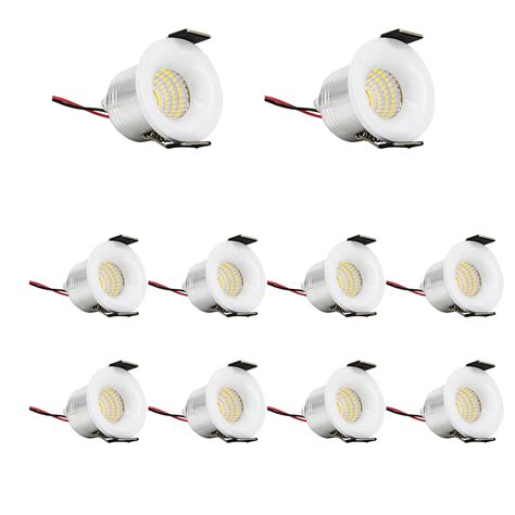 Premiumx 10x Led Mini Spotlight Weiß Einbaustrahler 3w 240v Deckenspot